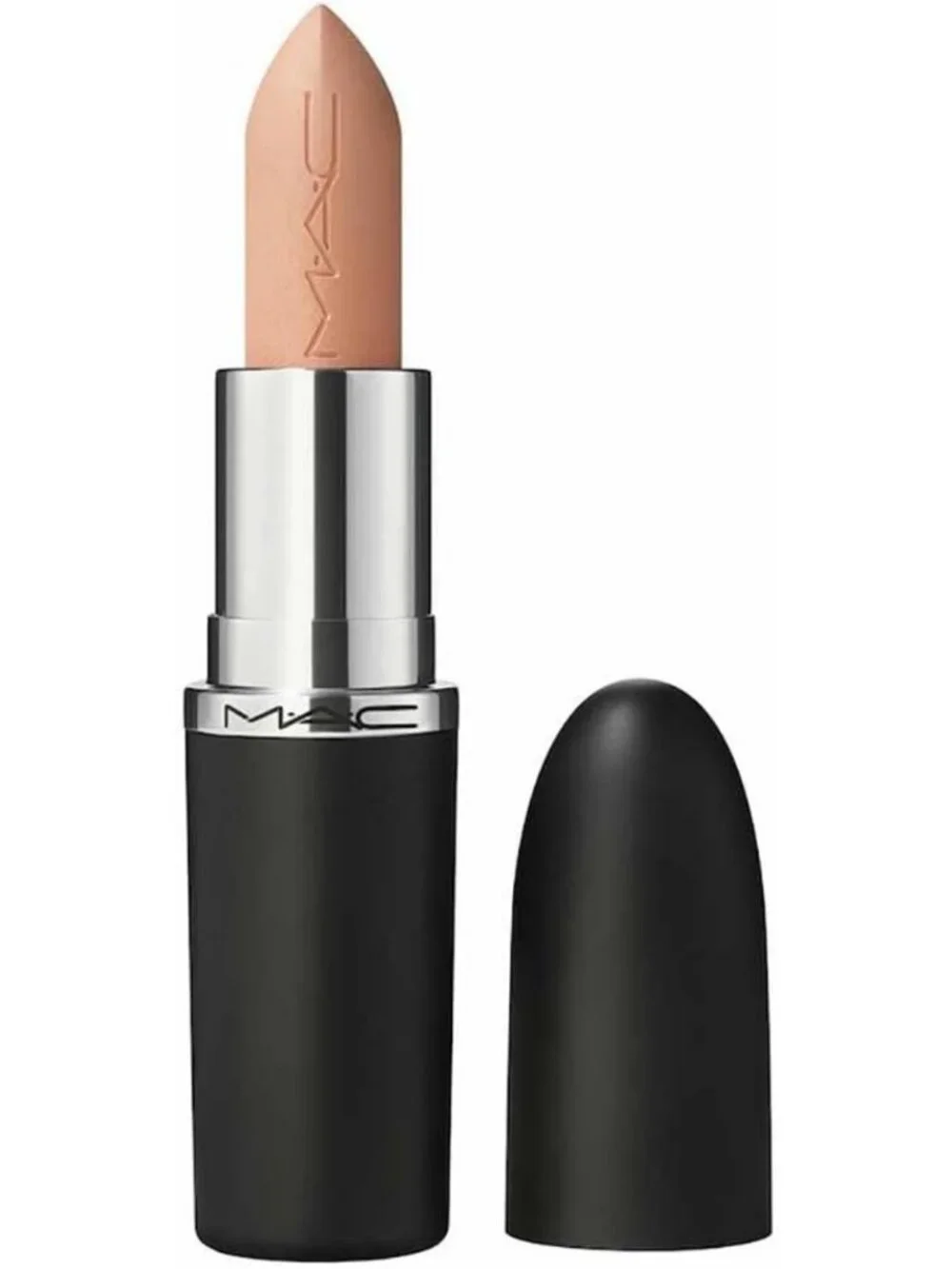 Silky Matte Lipstick - Warm Toned Light Nude Beige, Long-Lasting Color, 0.12 Oz